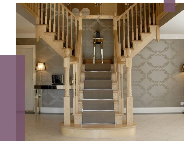 Монтаж деревянных лестниц в Сафонове от 7635 руб. 