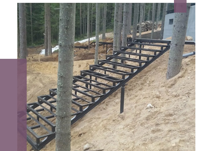 Монтаж металлических лестниц в Сафонове от 13579 руб. 