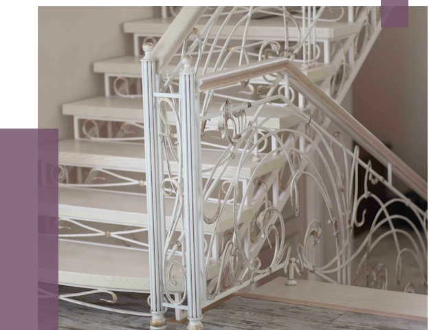 Изготовление кованых лестниц на заказ в Сафонове от 87108 руб. | ПРОЛЁТ-Сфн