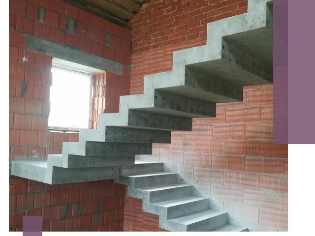 Бетонные лестницы под ключ в Сафонове: монтаж, демонтаж, ремонт