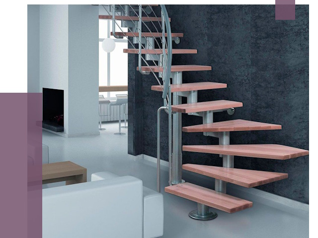 Модульные лестницы в Сафонове от 16909 руб. — купить в ПРОЛЁТ-Сфн