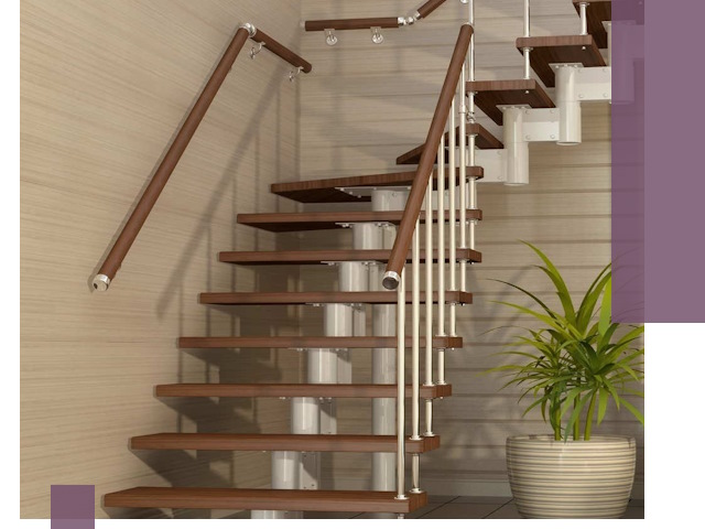 Изготовление модульных лестниц под ключ в Сафонове