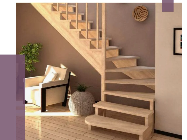 Изготовление Г-образных лестниц в Сафонове от 18959 руб. 