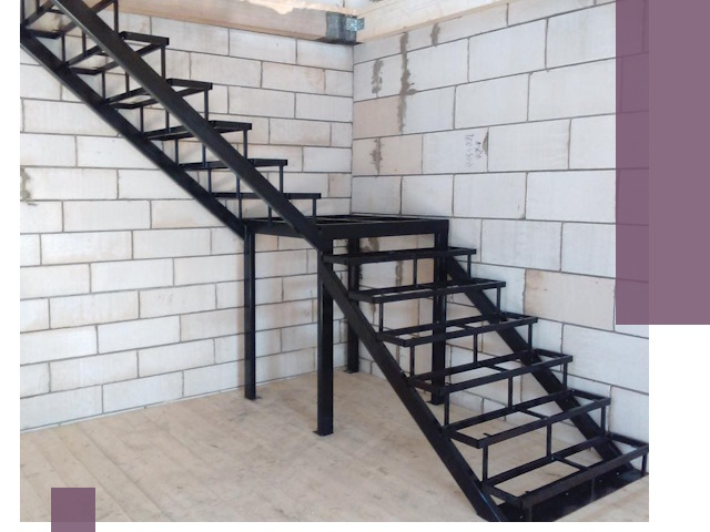 Лестницы на металлокаркасе под ключ в Сафонове — изготовление и монтаж