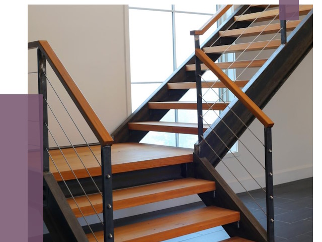 Изготовление лестниц на металлокаркасе в Сафонове от 18959 руб. | ПРОЛЁТ-Сфн