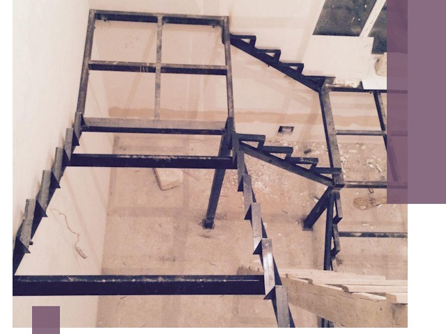 Монтаж лестниц на металлокаркасе в Сафонове быстро и качественно