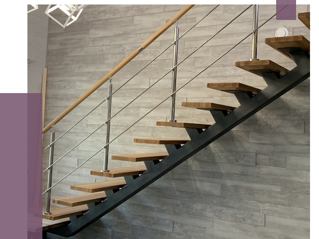 Изготовление лестниц на монокосоуре в Сафонове от 76348 руб. 