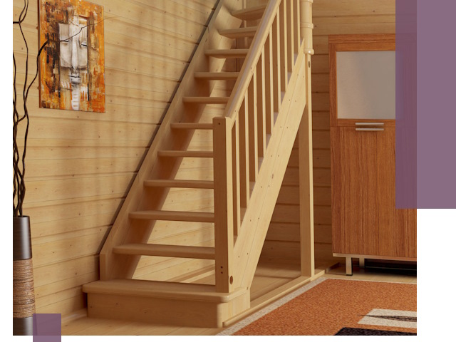 Лестницы эконом класса под ключ в Сафонове — недорого и быстро