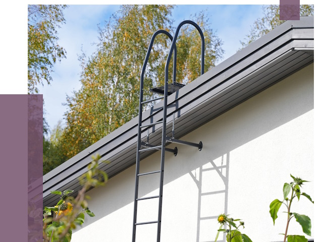 Лестницы на крышу в Сафонове от 19164 руб. — монтаж и монтаж ПРОЛЁТ-Сфн