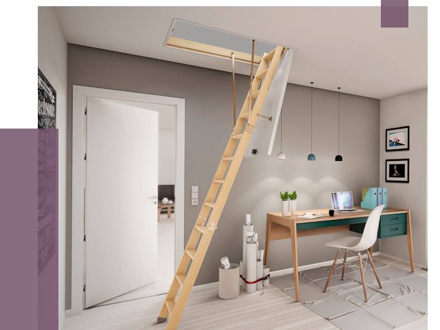 Чердачные лестницы в Сафонове — от 14603 руб. | ПРОЛЁТ-Сфн