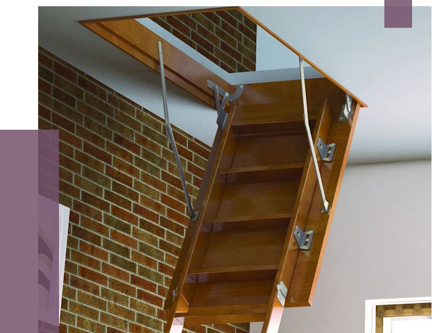 Установка чердачной лестницы в Сафонове от 7840 руб. | ПРОЛЁТ-Сфн