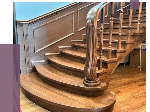 Дубовые лестницы под ключ в Сафонове от 176778 руб. — ПРОЛЁТ-Сфн