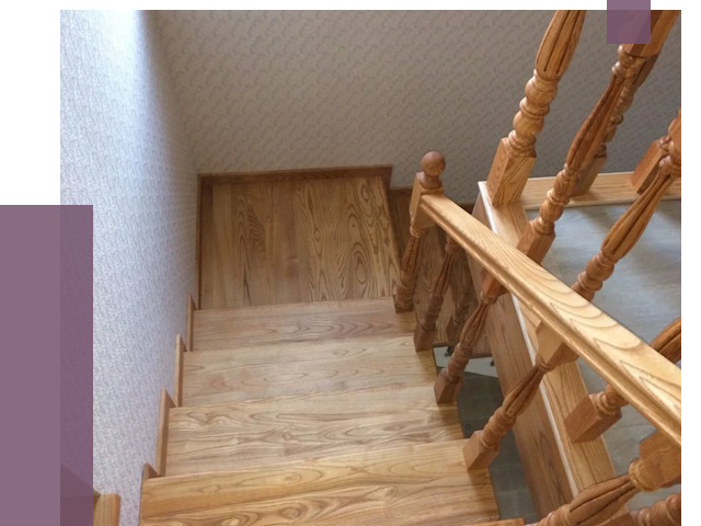 Сосновые лестницы в Сафонове под ключ от 8096 руб.  | ПРОЛЁТ-Сфн