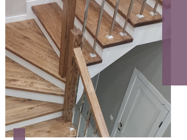 Обшивка металлических лестниц под ключ в Сафонове