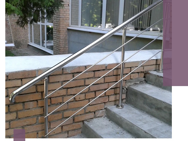 Перила из нержавеющей стали высокого качества в Сафонове