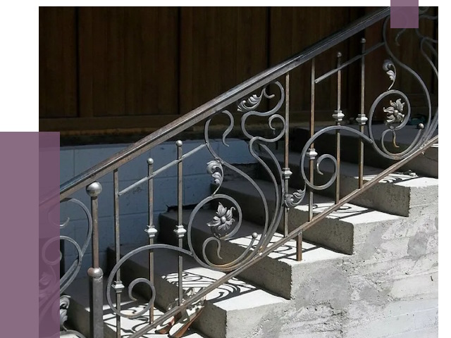 Кованые перила в Сафонове от 8711 руб. под ключ — качество от ПРОЛЁТ-Сфн