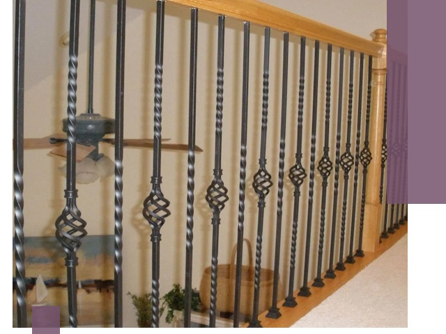 Изготовление и монтаж кованных перил в Сафонове под ключ