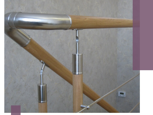 Комбинированные перила на заказ в Сафонове — монтаж и производство