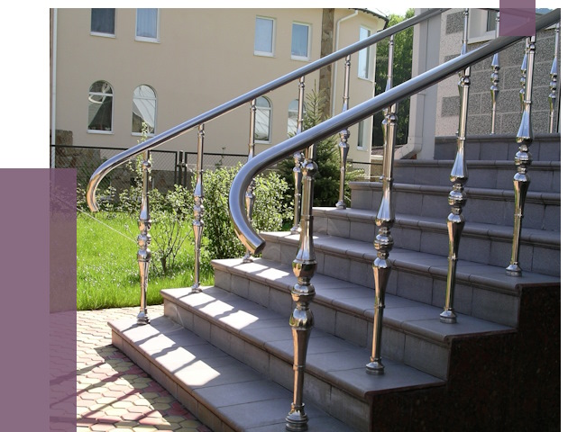 Перила для крыльца в Сафонове от 10760 руб. — монтаж ПРОЛЁТ-Сфн