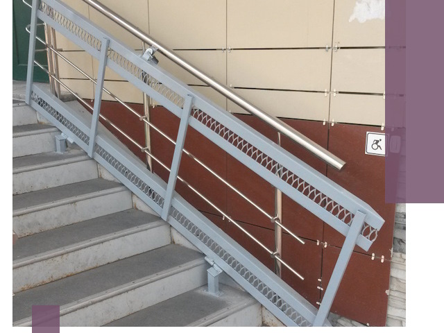 Изготовление откидных пандусов под ключ в Сафонове