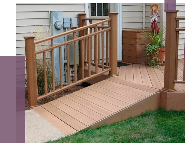 Пандус на крыльцо в Сафонове под ключ от 7788 руб. 