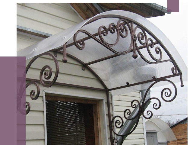 Изготовление козырьков в Сафонове от 7379 руб. — заказать | ПРОЛЁТ-Сфн