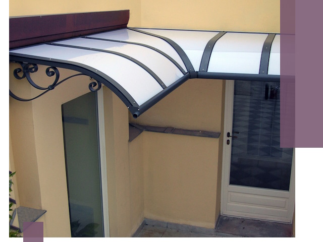 Монтаж козырьков любой сложности в Сафонове под ключ