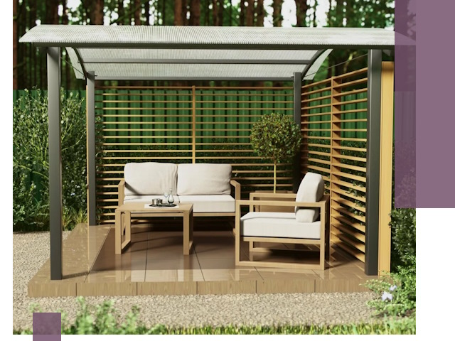 Навесы для дачи в Сафонове: изготовление, монтаж и демонтаж