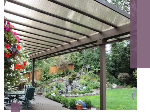 Навесы из поликарбоната под ключ в Сафонове быстро и надёжно