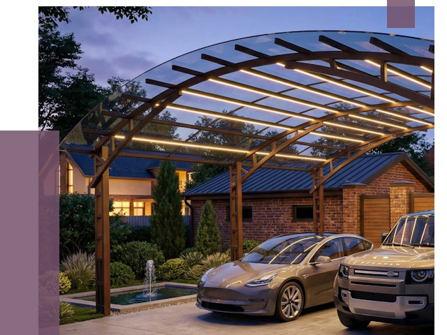 Металлические навесы в Сафонове от 12708 руб. под ключ — ПРОЛЁТ-Сфн