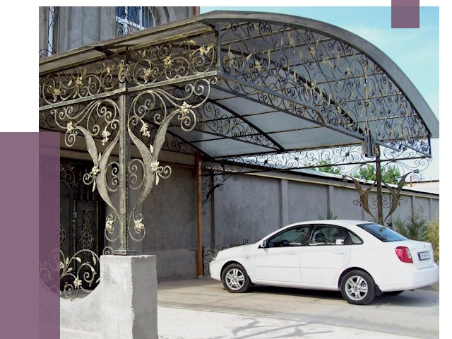 Кованые навесы в Сафонове от 14603 руб. | ПРОЛЁТ-Сфн