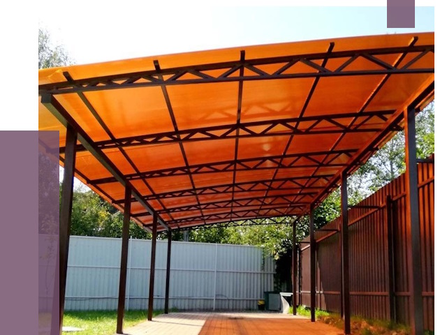 Односкатные навесы под ключ в Сафонове от 13169 руб. 