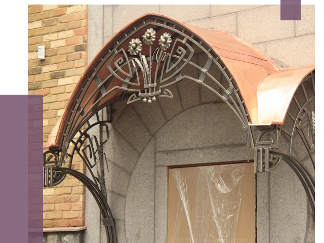 Арочные козырьки в Сафонове от 14603 руб. 