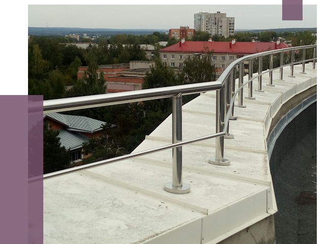 Парапеты и ограждения кровли в Сафонове от 4970 руб. 