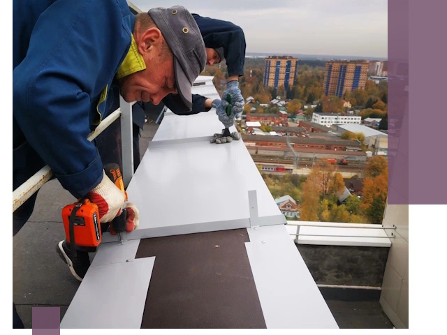 Монтаж парапетов в Сафонове — установка прочных металлических ограждений