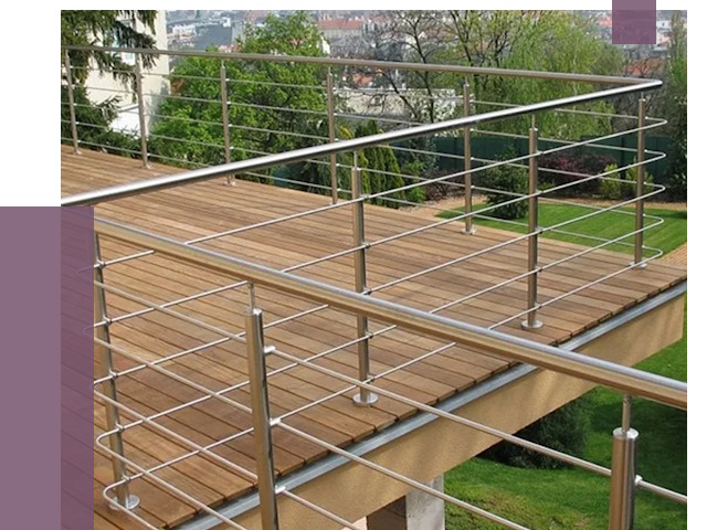 Алюминиевые парапеты в Сафонове под ключ от 7788 руб. 