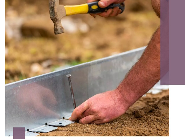 Монтаж металлических бордюров в Сафонове быстро и качественно