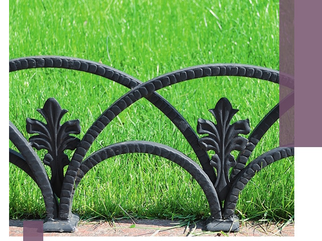 Декоративные металлические бордюры под ключ в Сафонове