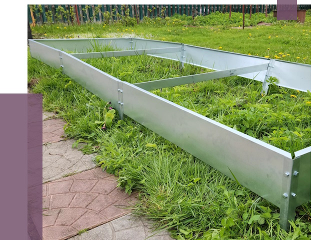 Металлические бордюры для грядок в Сафонове от 1793 руб. 