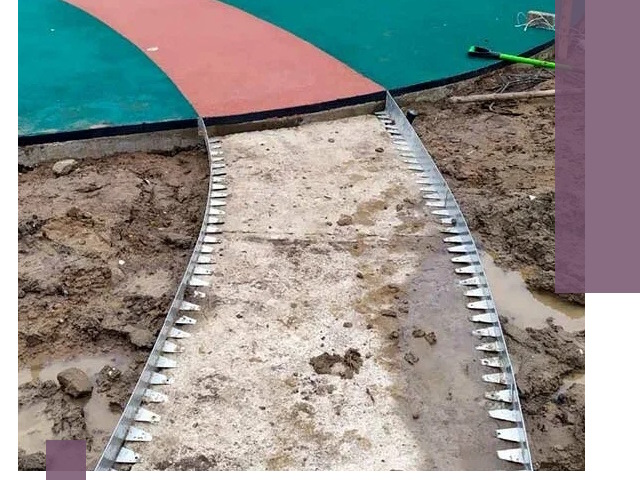 Металлические бордюры для дорожек в Сафонове — монтаж и изготовление