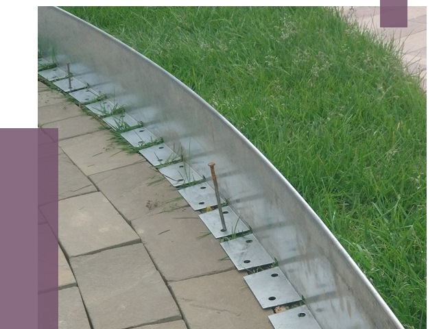 Металлические бордюры для тротуаров в Сафонове от 8711 руб.