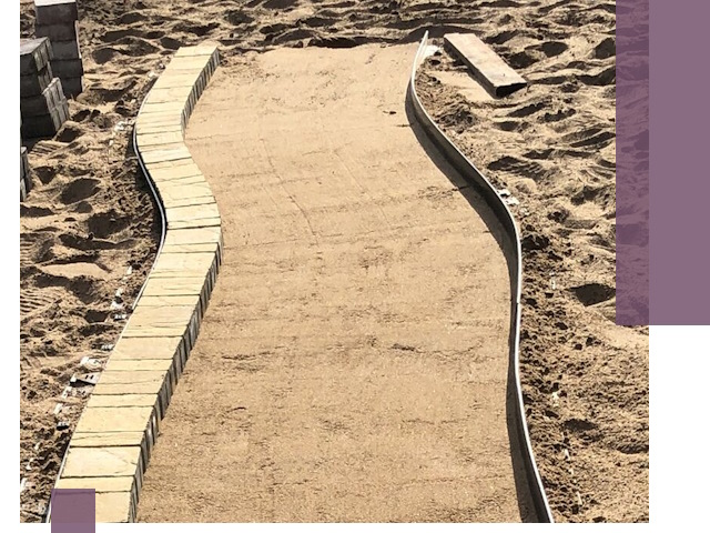 Металлические бордюры для тротуаров в Сафонове — прочные и долговечные