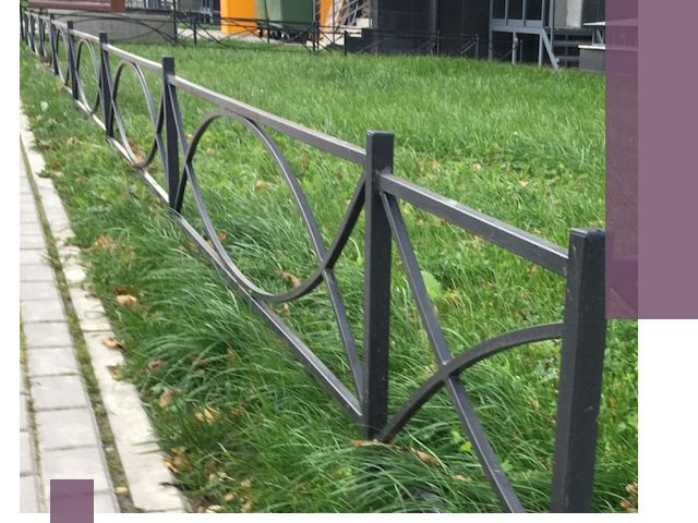 Газонные ограждения из металла в Сафонове — монтаж и продажа