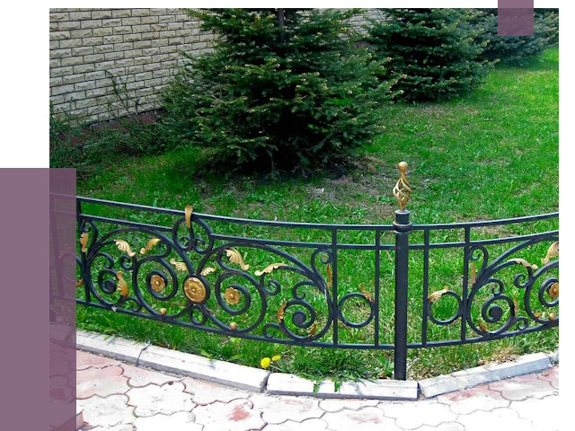 Кованые газонные ограждения в Сафонове от 7635 руб. — ПРОЛЁТ-Сфн