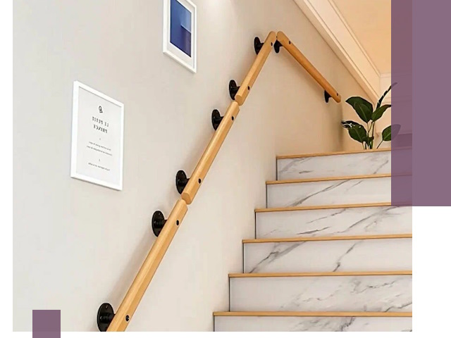 Поручни металлические и деревянные под ключ в Сафонове